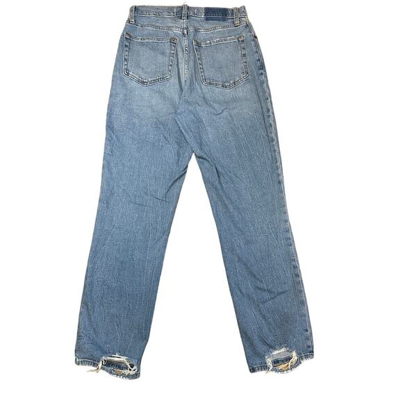 Abercrombie & Fitch The Ankle Straight Ultra High Rise Curve Love jean - Picture 5 of 6